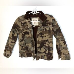 Route 66 Boys Camouflage Jacket Size M. Vietnam 100% Cotton. Label Re Attached